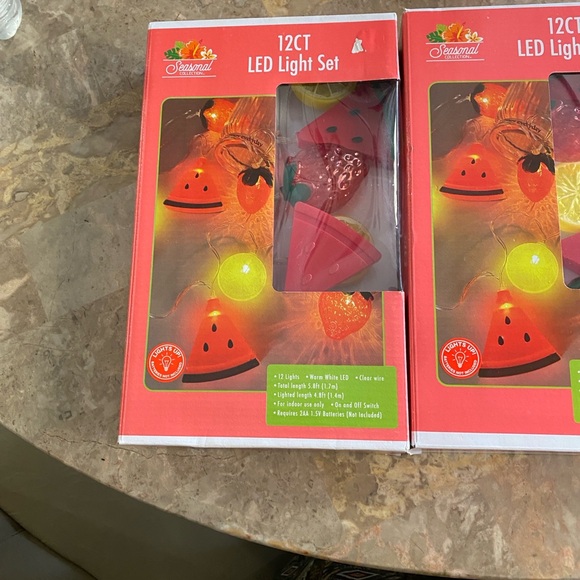 2 Sets 12CT LED Light Fruits - Picture 2 of 5